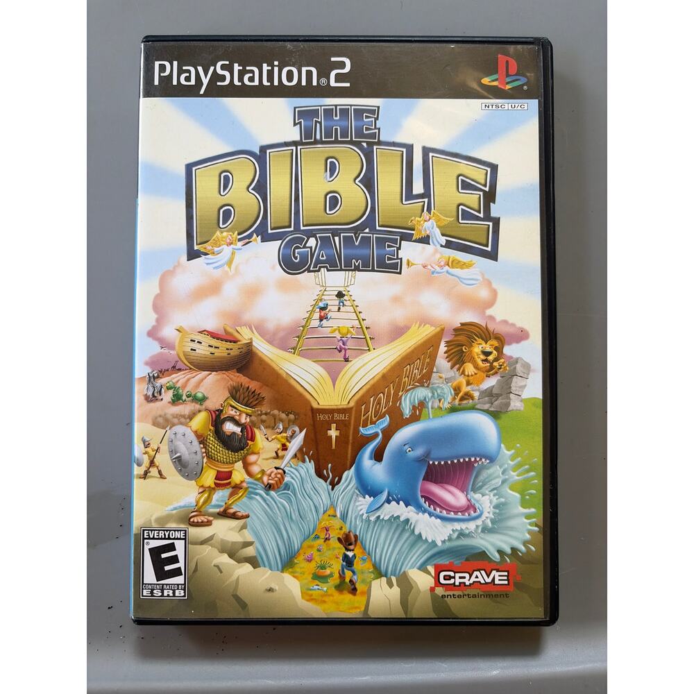 The Bible Game (Sony PlayStation 2, 2005) Complete CIB Tested & Works!